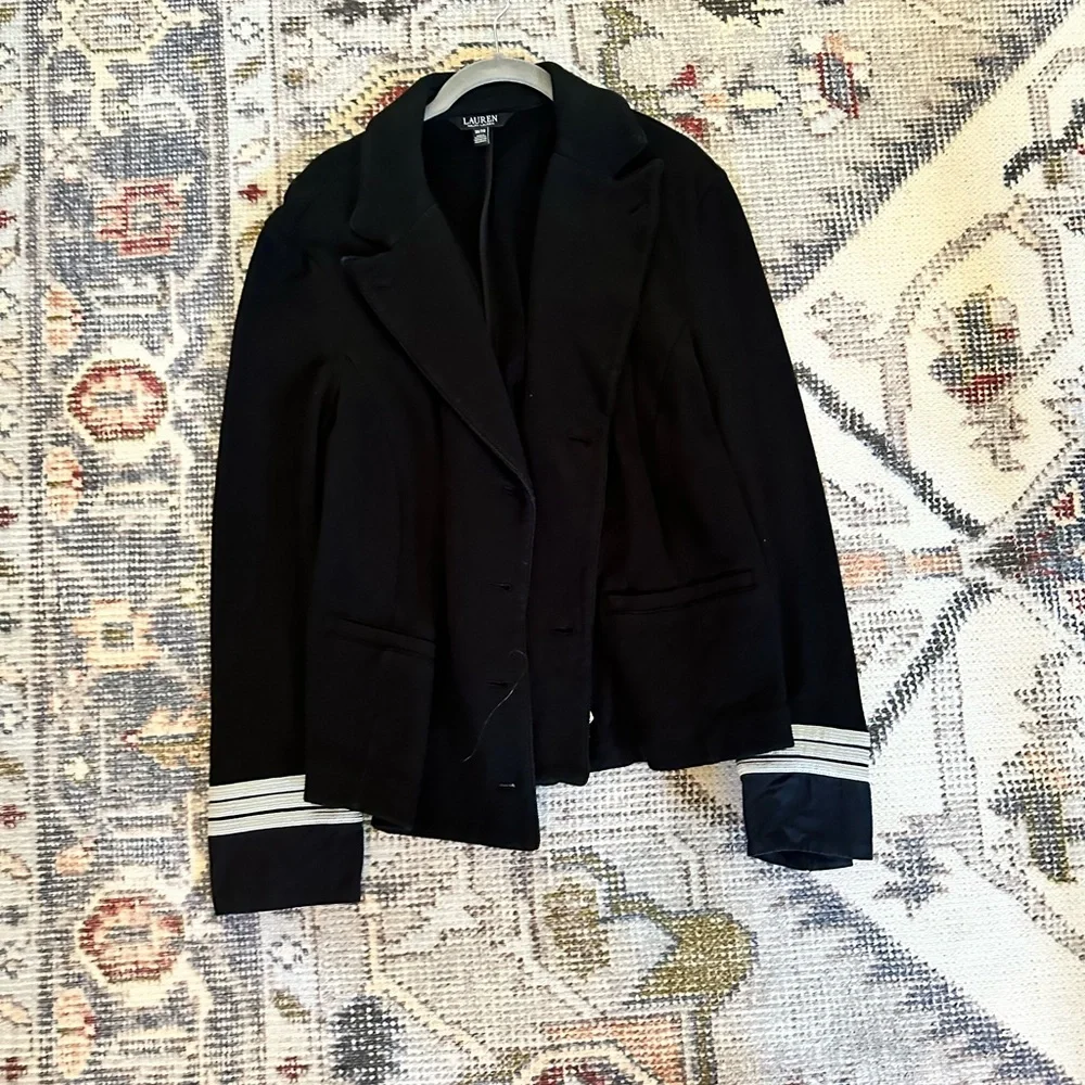 Black Ralph Lauren jacket - Picture 1 of 3